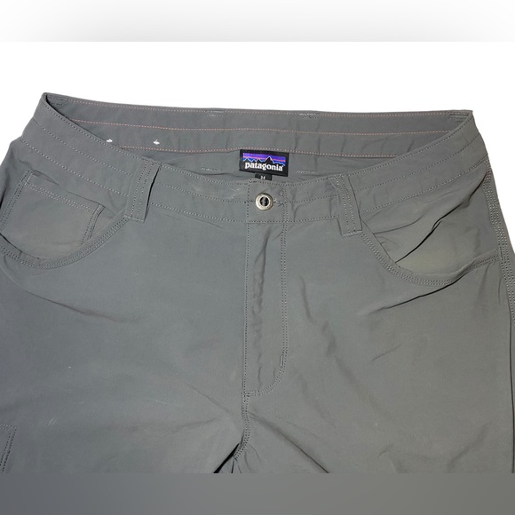 Patagonia Men's Sz 34 Hiking Camo Pants Gray lightweight - Picture 6 of 11